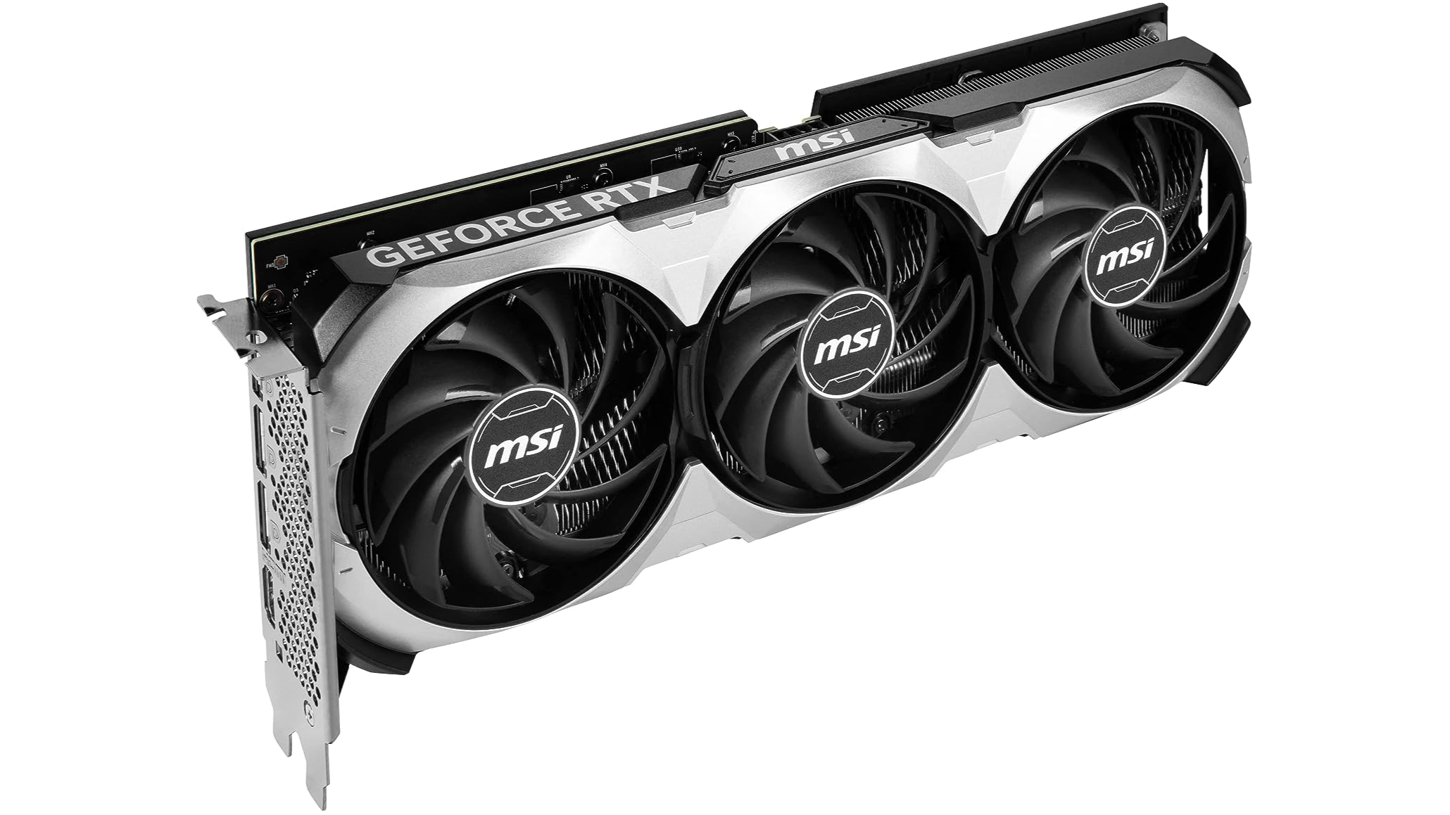 MSI Nvidia GeForce RTX 4070 on a white background