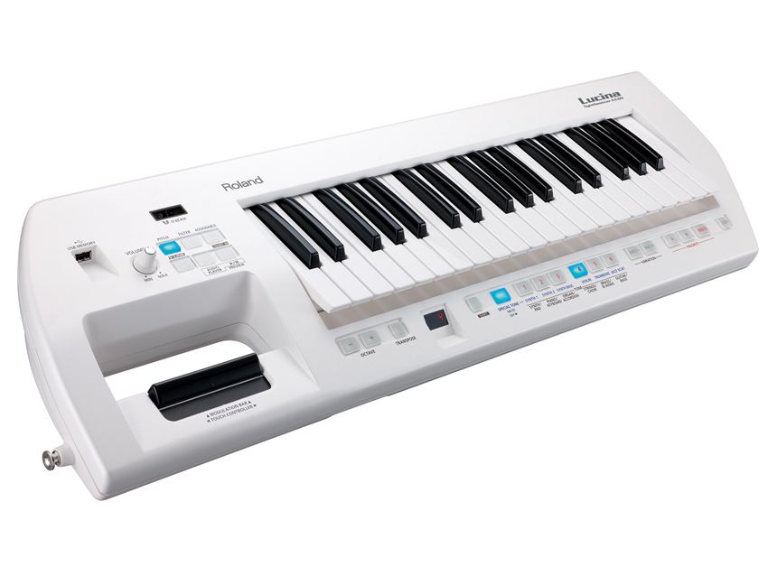Musikmesse 2010: Roland Lucina AX-09 is more affordable keytar Musikmesse 2010: Roland Lucina AX-09 is more affordable keytar