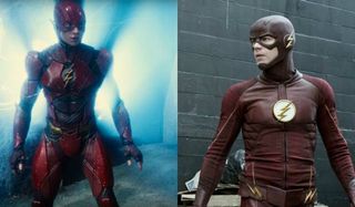 The Flash Barry Allen Grant Gustin Ezra Miller