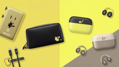 Anker Pokémon tech range on coloured backdrop