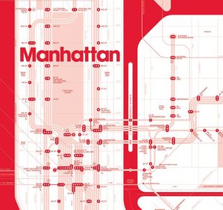 Tired of the messy New York subway map, Triboro gave it red makeover