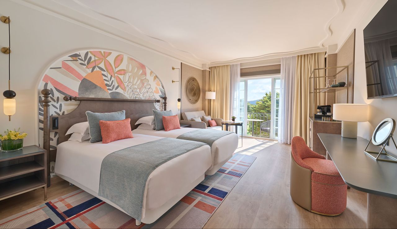 A twin room at the Grand Hyatt La Manga Club Golf &amp; Spa