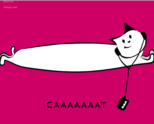 Alter the window size and the animated cat squashes up to fit