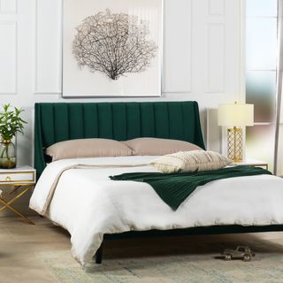 Alido tufted upholstered platform bed