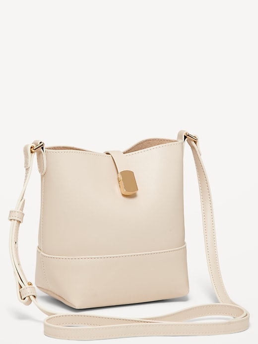 Small Preppy Bucket Crossbody Bag