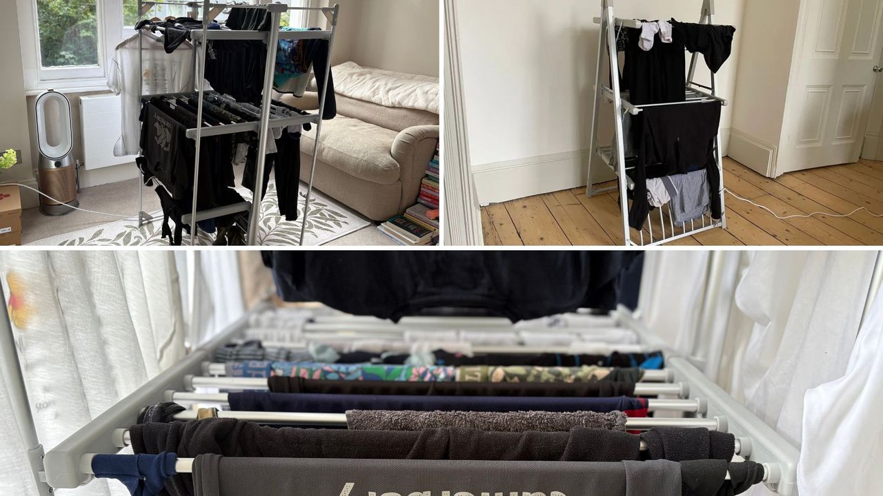 Some of the best heated airers (the Dry:soon and the Dunelm) being tested in our homes