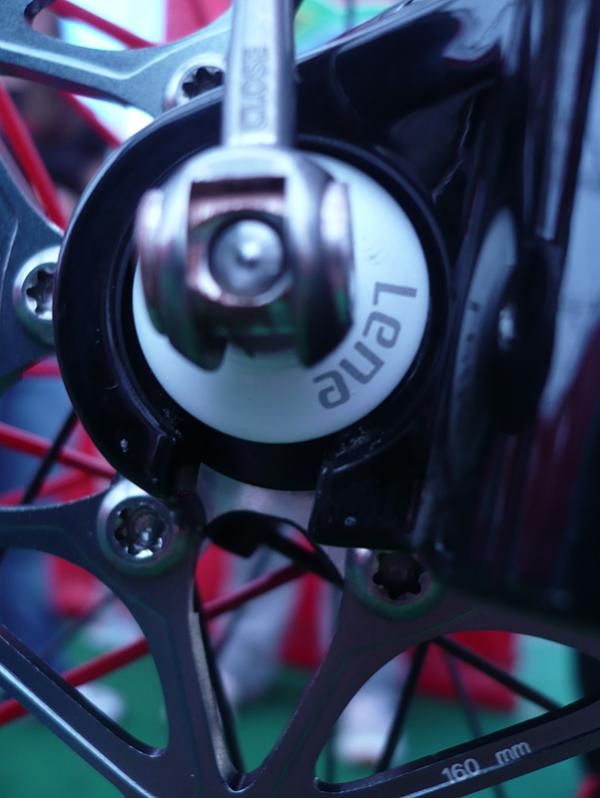 Lene Byberg also got custom skewers on her Specialized Fate.