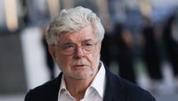 US executive producer George Lucas attends the Los Angeles County Museum of Art's (LACMA) opening gala for the David Geffen Galleries at LACMA in Los Angeles, on April 16, 2026