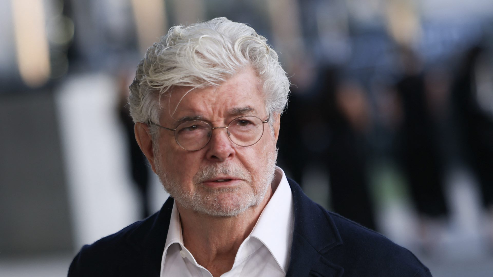 US executive producer George Lucas attends the Los Angeles County Museum of Art's (LACMA) opening gala for the David Geffen Galleries at LACMA in Los Angeles, on April 16, 2026