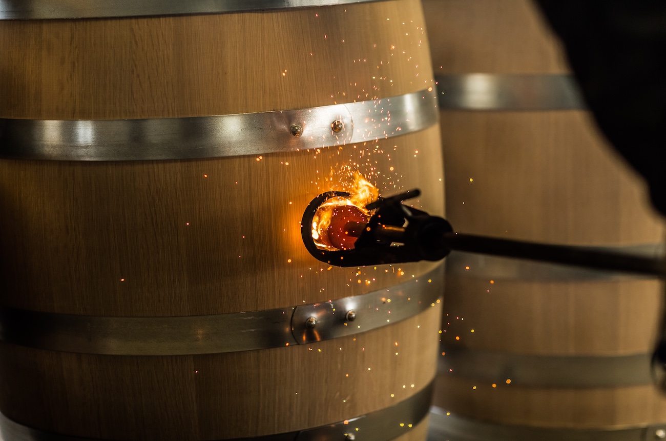 American oak winemaking