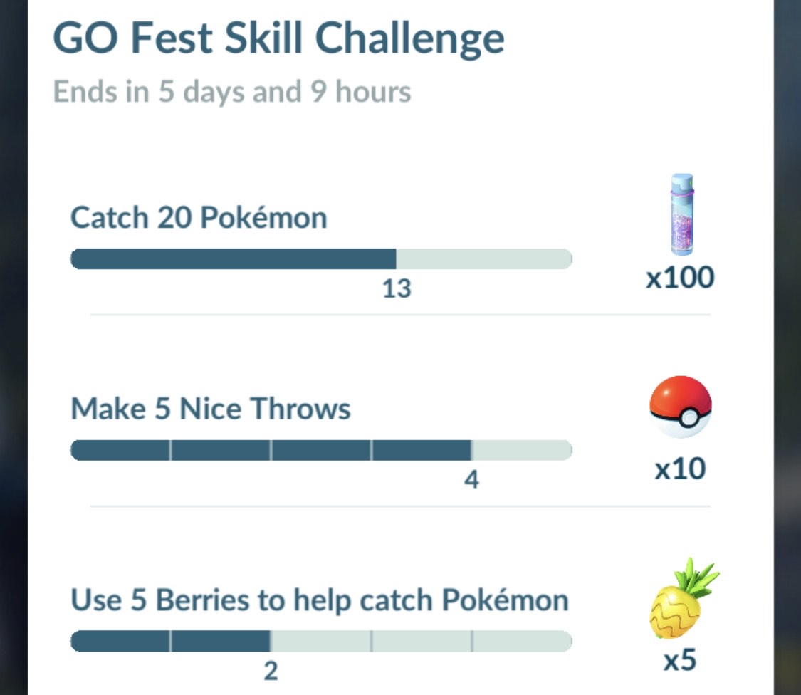 Pokemon Go Skill Challenge How to complete the fourth anniversary celebration