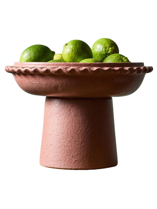 Piecrust Decorative Pedestal Bowl