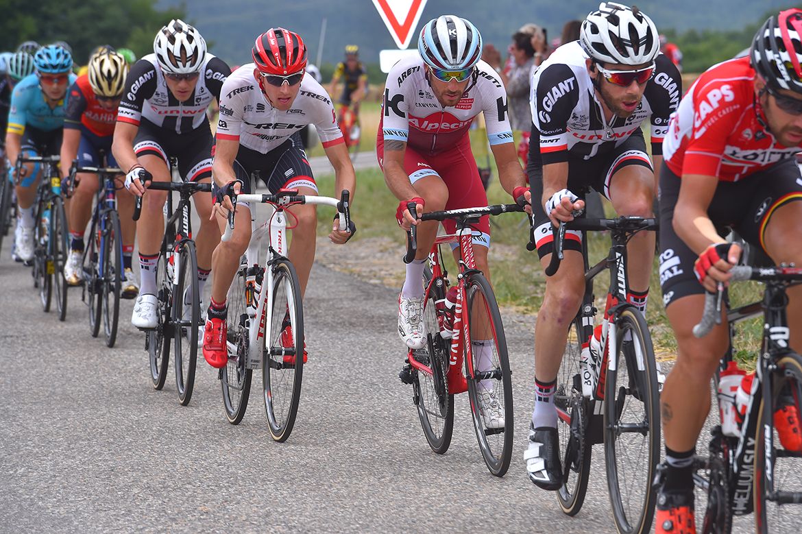 The breakaway on stage 9 of the Tour de France