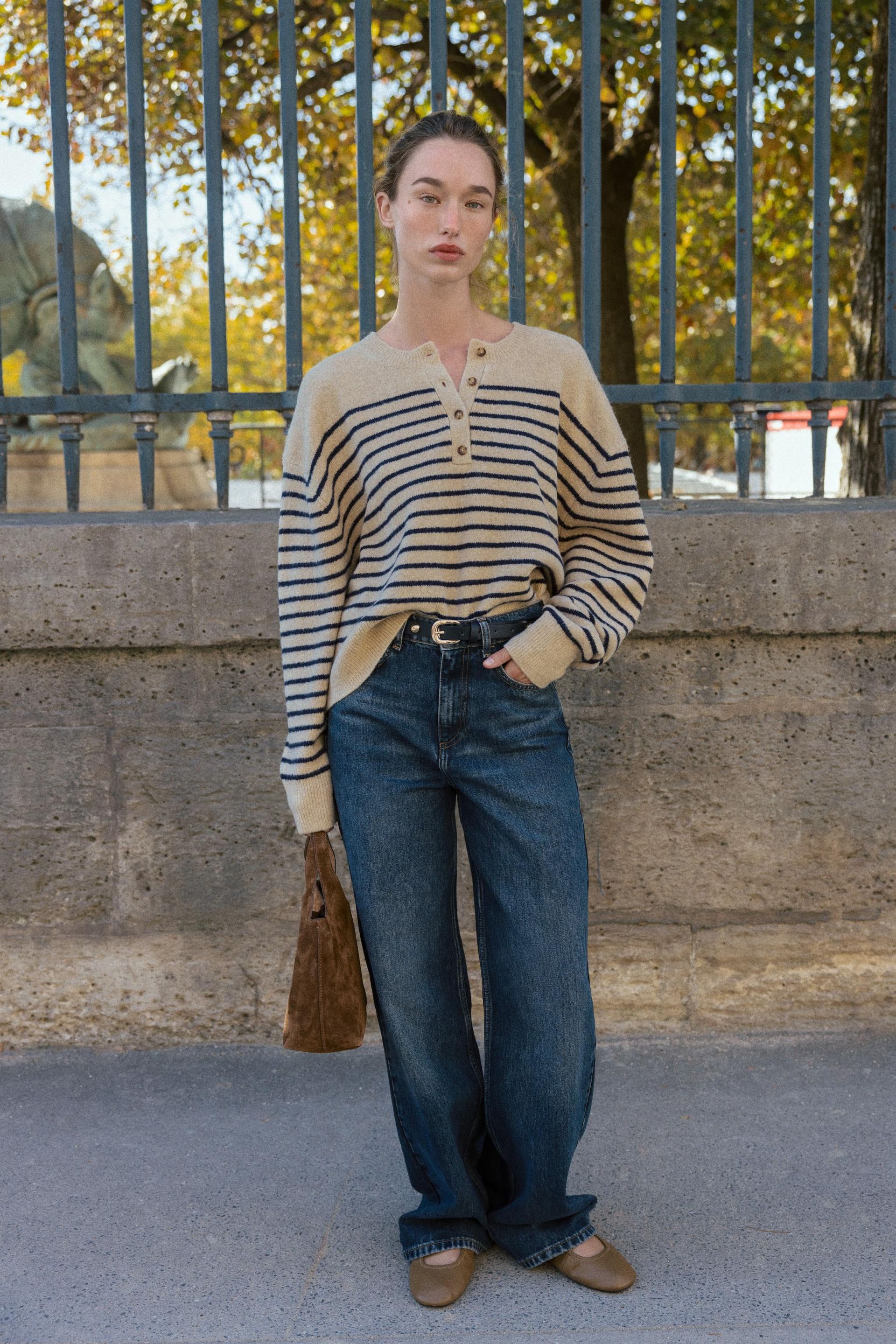 Striped Knit Sweater