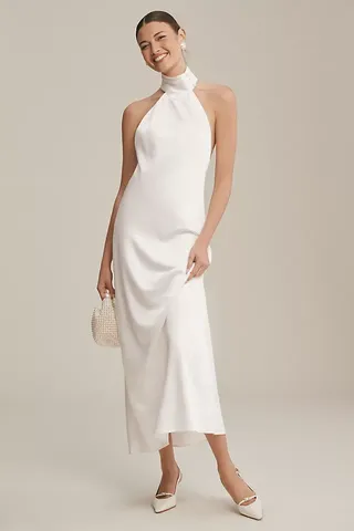 Significant Other Darcy Backless Halter Dress