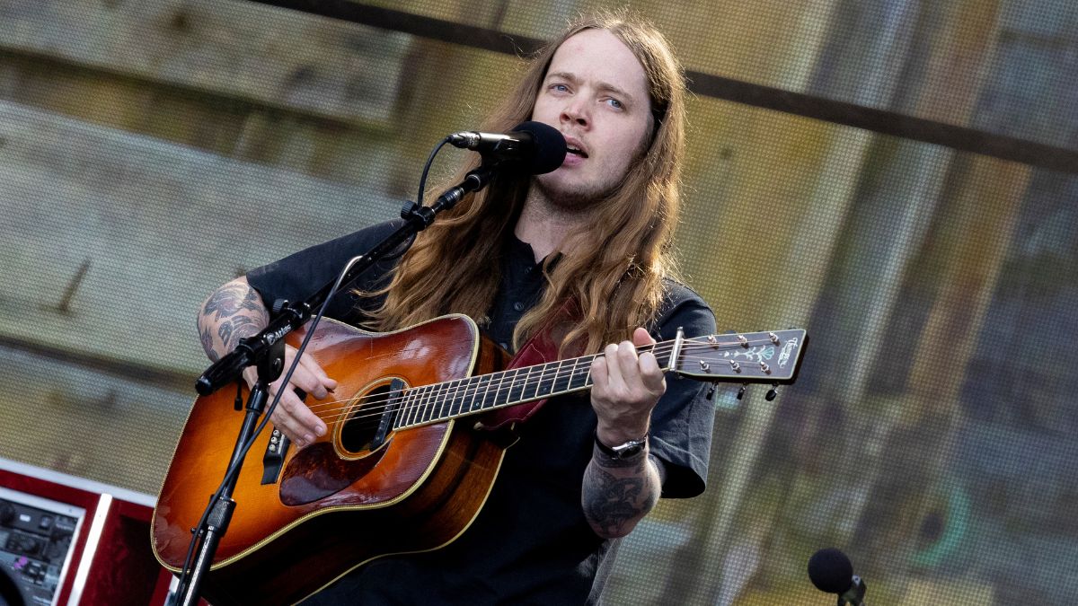 Billy Strings performs in concert during the 40th Farm Aid at Huntington Bank Stadium on September 20, 2025 in Minneapolis, Minnesota.