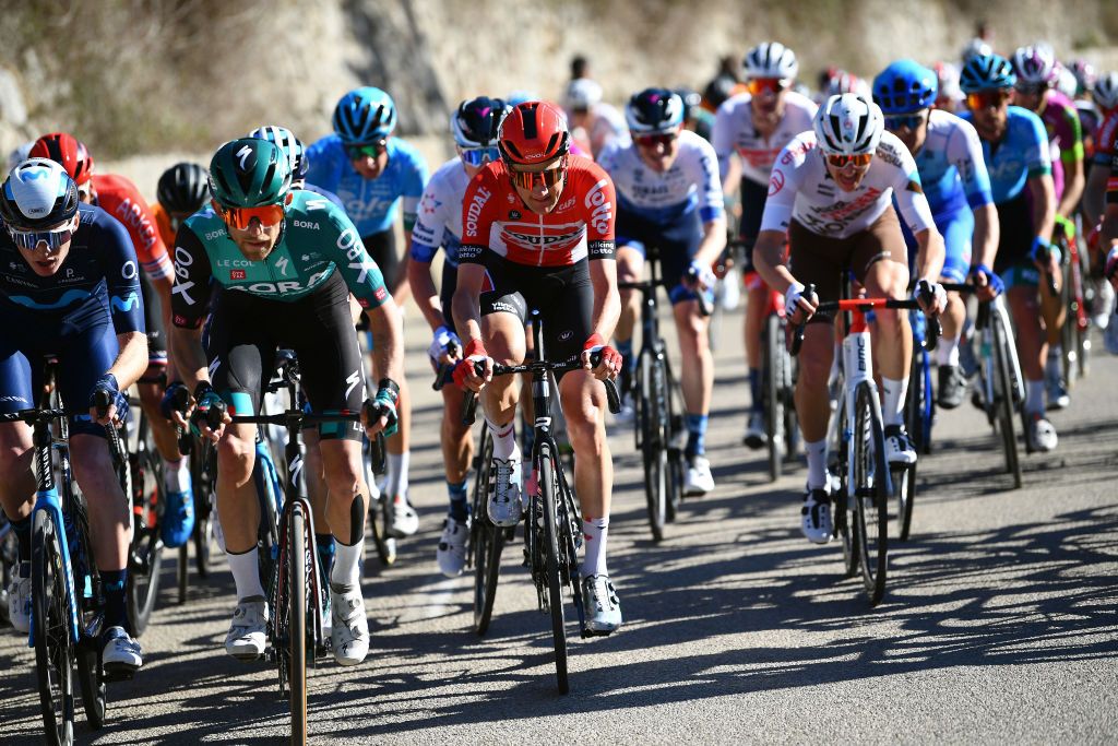 LLOSETA SPAIN JANUARY 28 Tim Wellens of Belgium and Team Lotto Soudal competes during the 31st Challenge Ciclista Mallorca 2022 Trofeo Serra De Tramuntana a 1589km race from Lloseta to Lloseta ChallengeMallorca on January 28 2022 in Lloseta Spain Photo by Tim de WaeleGetty Images