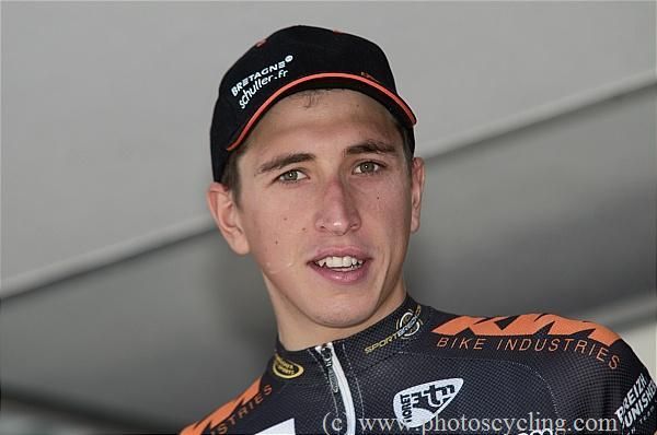 Romain Hardy had a good day out in front.