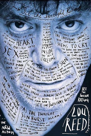 Lou Reed album poster