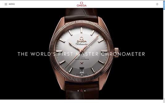 OMEGA Watches homepage