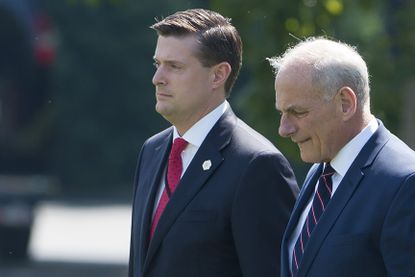 Rob Porter (left). 