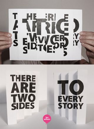 Anamorphoses typography