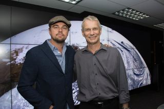 Leonardo DiCaprio visited NASA's Goddard Space Flight Center in April 2016 to interview Piers Sellers for his climate change documentary 'Before the Flood.'