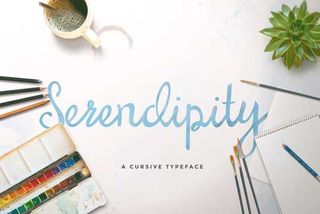 Free font: Serendipity