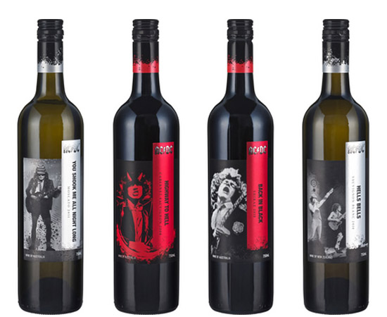 AC/DC wine range