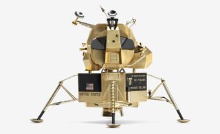 Gold Apollo 11 space craft