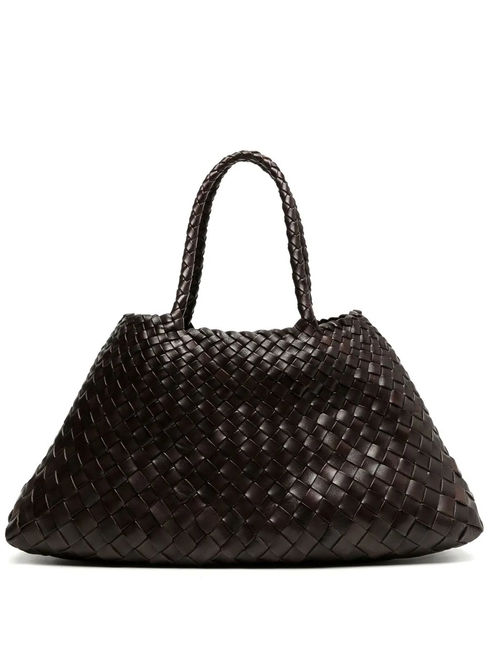 Santa Interwoven Leather Bag | One Size