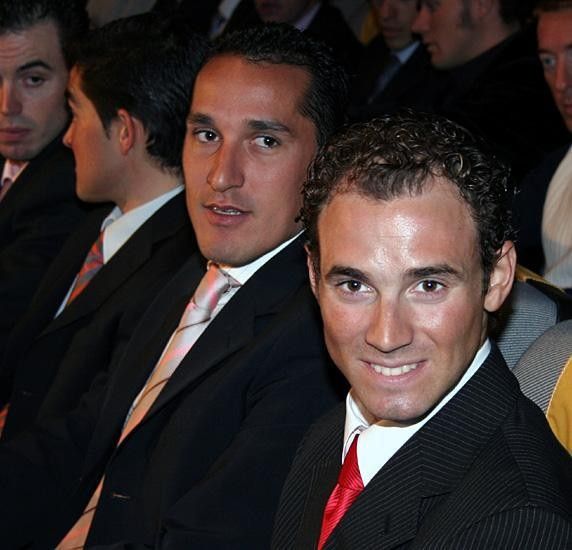 Alejandro Valverde looks pleased with the 2005 route