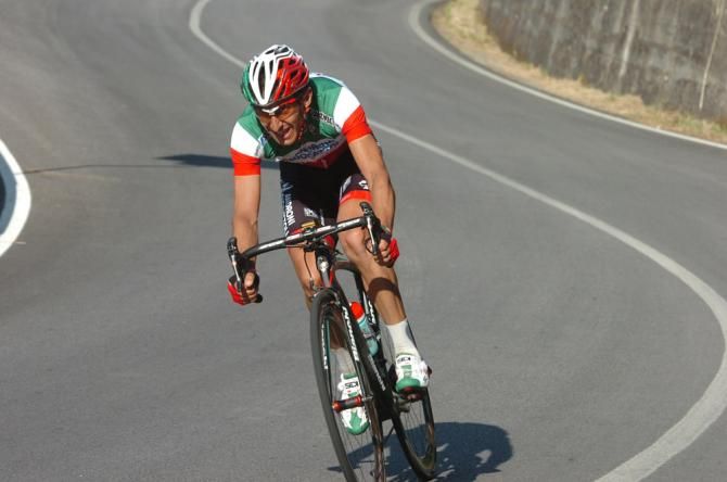 Italian champion Franco Pellizotti (Androni Giocattoli)