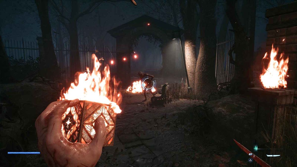 Screens from a horror game