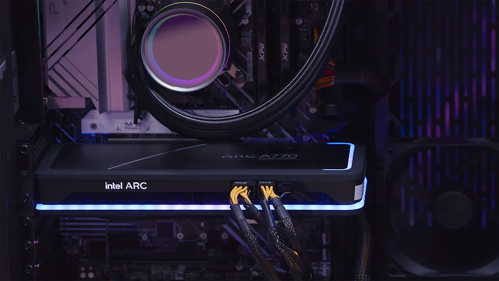 Intel Arc A770 flagship GPU demoed with 2.5 GHz clock and 190W GPU power,  OC up to 285W 