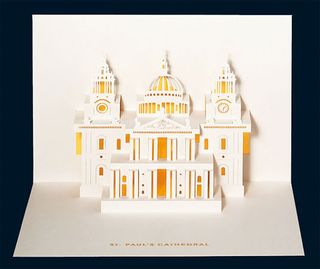 london 3D greeting card