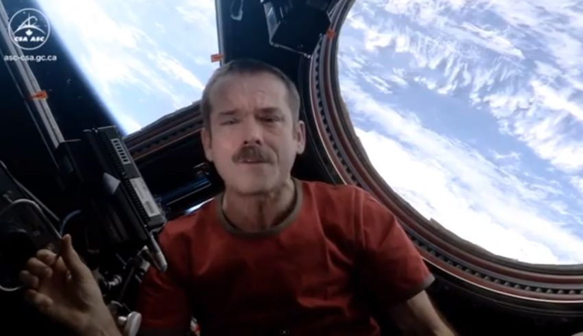 international space station david bowie
