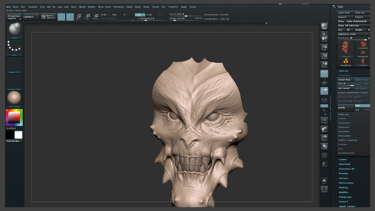 How to sculpt a demon in ZBrush