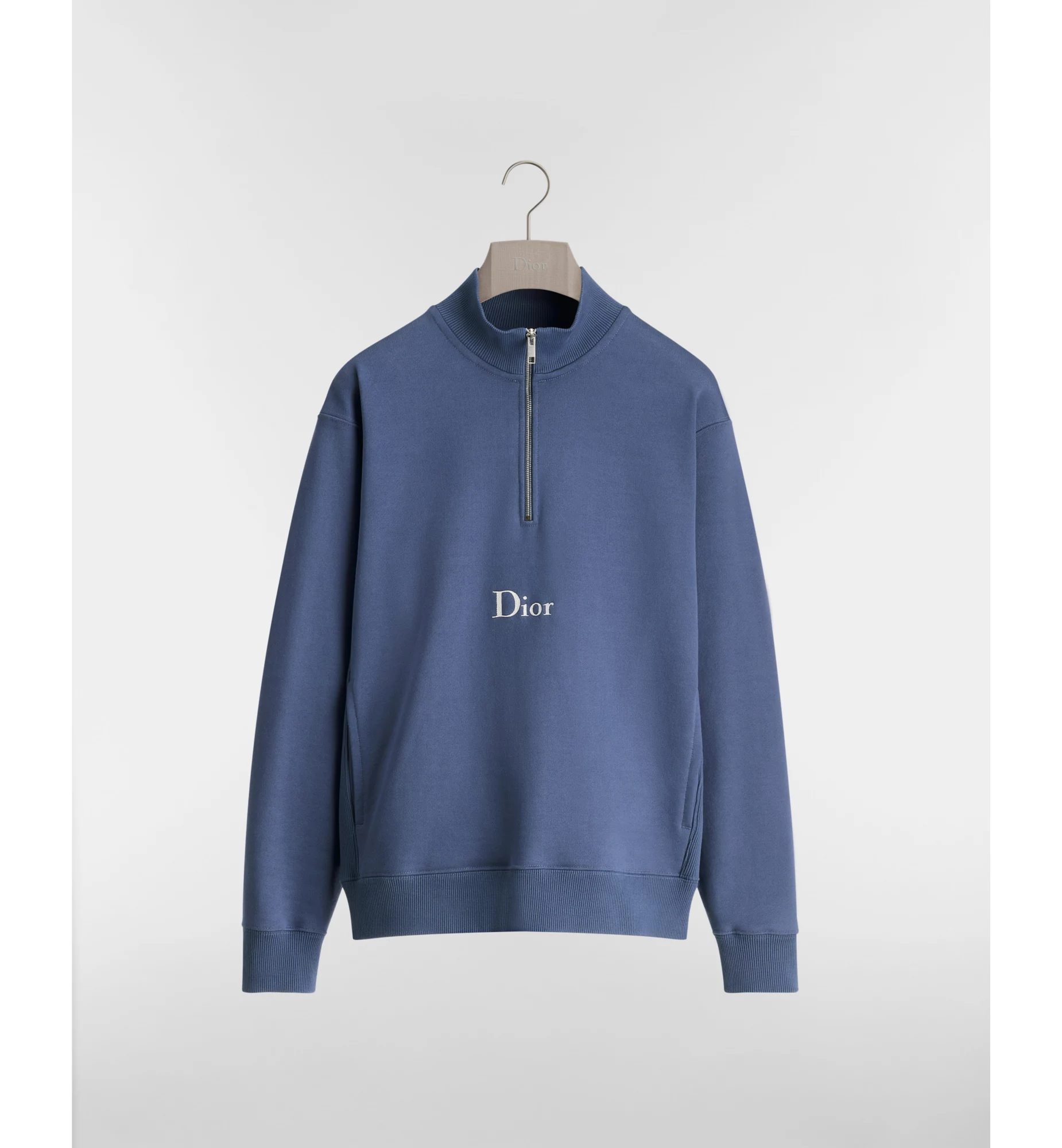 dior, Sweatshirt with Zipped Neckline
