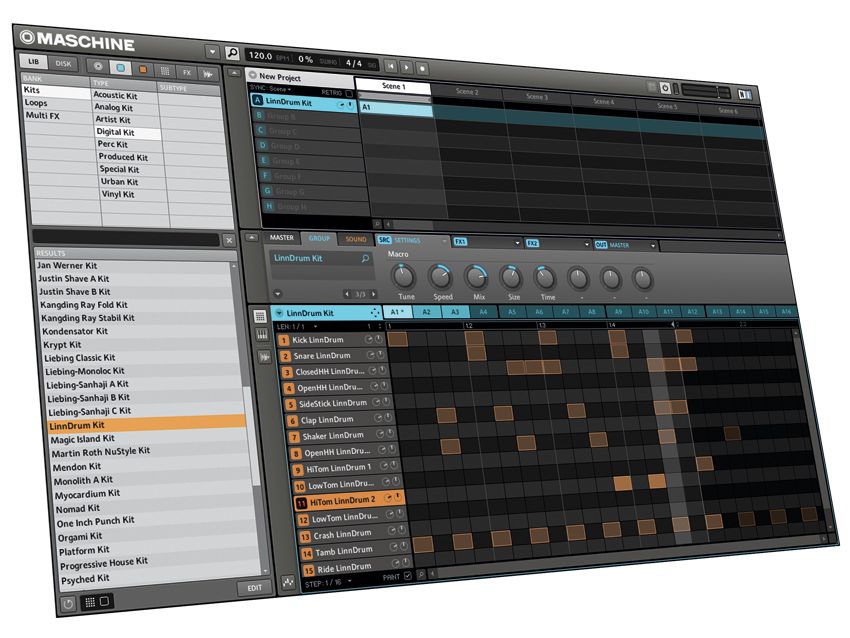 Maschine Drum is one of Kontakt's beat-based libraries.