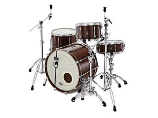The satin smooth figured walnut finish of the 8.1mm-thick 100 per cent walnut shells on the Retrosonic kit is exceptional.
