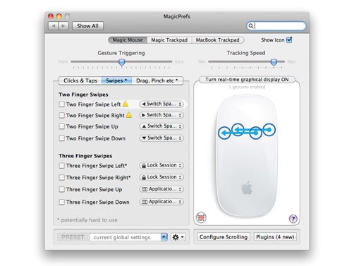 macbook pro trackpad shortcuts