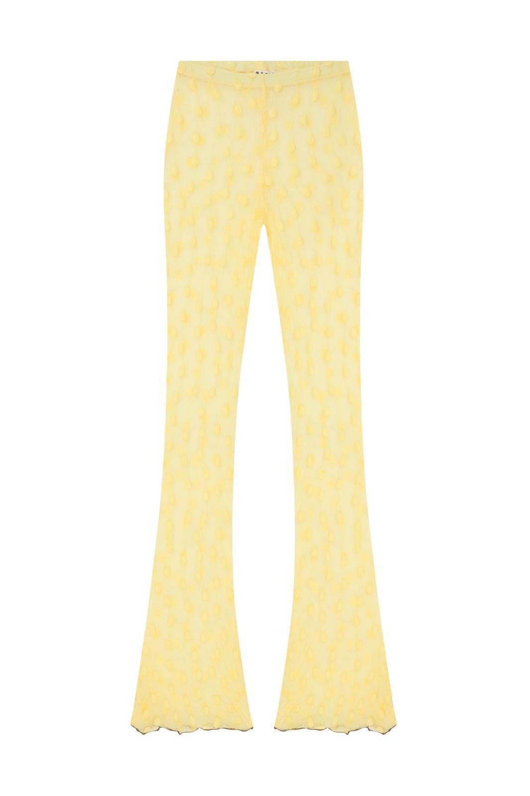 Yellow Debbie Lace Trousers