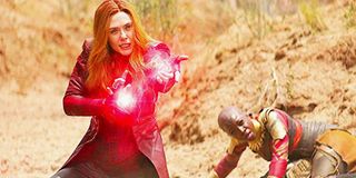 Wanda in the fight against Proxima in Avengers: Infinity War.