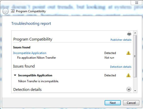 The Compatibility Troubleshooter - Troubleshooting Windows 7 With ...