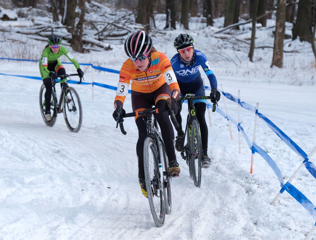 Amanda Miller (Boulder Cycle Sport) was riding brilliantly today
