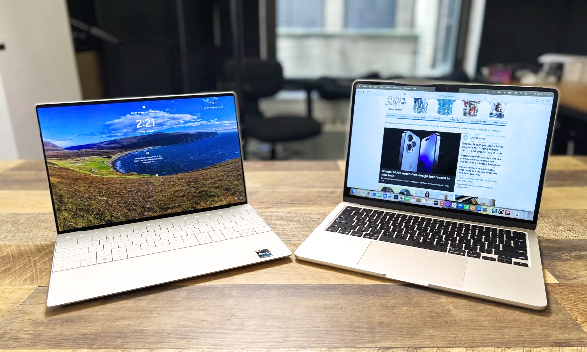 MacBook Air M2 vs Dell XPS 13 Plus