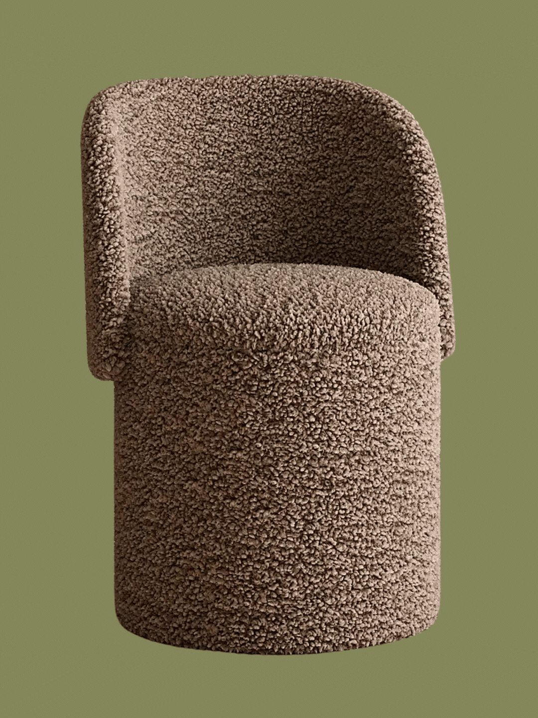 Sherpa Storage Footstool Chair