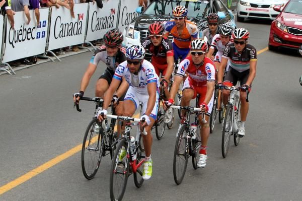 Sandy Casar (FDJ-Big Mat) leading the early break