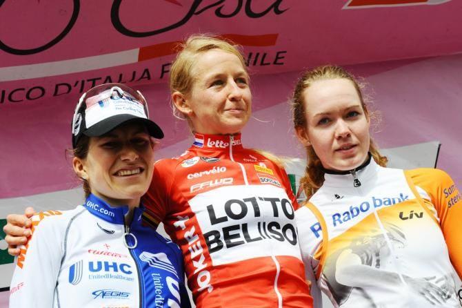 The podium from stage 8
